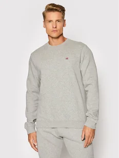 Napapijri Bluza Balis Crew NP0A4FQW Szary Regular Fit - Bluzy męskie - miniaturka - grafika 1