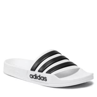 Adidas Klapki adilette Shower AQ1702 Ftwwht/Cblack/Ftwwht - Klapki i japonki damskie - miniaturka - grafika 1