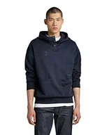 Bluzy męskie - G-STAR RAW Męska bluza z kapturem o regularnym kroju z kieszonką, niebieska (Salute B782-C742), M, niebieski (Salute B782-c742), M - miniaturka - grafika 1