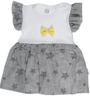 Body dla niemowląt - BODY SUKIENKA KRÓTKI RĘKAW BODOSUKIENKA Niemowlęce body bawełniane Rozm 56 - miniaturka - grafika 1