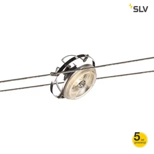 SLV SPOTLINE QRB do TENSEO QR111 ruchoma chrom 139112 - Oprawy, klosze i abażury - miniaturka - grafika 1