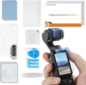 Akcesoria do drona - SunnyLife SZKŁO HARTOWANE NA OBIEKTYW I EKRAN DO DJI OSMO POCKET 3 - 4 SZT. - miniaturka - grafika 1