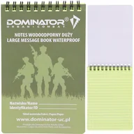 Notesy i bloczki - Dominator Notatnik Wodoodporny Small Olive - miniaturka - grafika 1