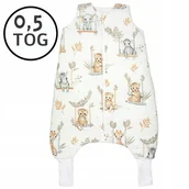 Śpiworki dla dzieci - LETNI Śpiworek z nogawkami 92-104 M 0,5 TOG BAWEŁNA 100% PRODUKT POLSKI - miniaturka - grafika 1