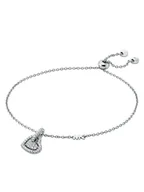 Bransoletki - Michael Kors Bransoletka MKC1748CZ040 Srebrny - miniaturka - grafika 1