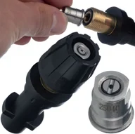 Inne akcesoria do nawadniania - MINI LANCA 10CM Z DYSZĄ PŁASKO-STRUMIENIOWĄ DO MYJEK MYJKI KARCHER K2-K7 - miniaturka - grafika 1