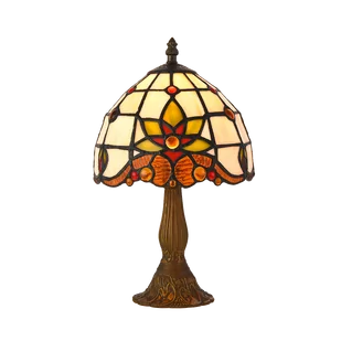 Lampa stołowa 32cm TIFFANY 1X40W E14 221 PREZENT - Lampy stojące - miniaturka - grafika 1