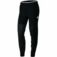 Spodnie rowerowe - Nike damskie spodnie dresowe W Nk Air Pant czarny Black/Reflective Silver L - miniaturka - grafika 1
