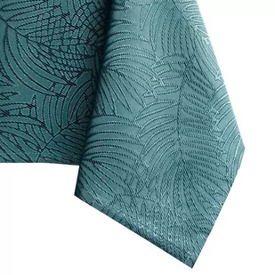 Obrus Gaia Morski Tłoczony Roślinny 140 koło AmeliaHome - TCLOTH/AH/GAIA/HMD/MARINE/R140X140 - Obrusy i serwetki - miniaturka - grafika 1