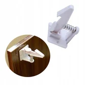 Zabezpieczenia dla dzieci - Wewnętrzna Blokada Meblowa Zabezpieczenie Szafek Szuflad Drzwiczek Mebli Przed Dziećmi - miniaturka - grafika 1