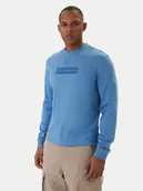 Koszulki męskie - Napapijri T-Shirt S-Box Logo NP0A8BC5 Niebieski Regular Fit - miniaturka - grafika 1