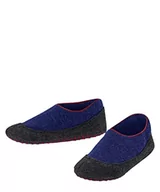 Kapcie damskie - FALKE Uniseks - dzieci Kapcie Cosy Slipper K HP Wełna Merynosa z wypustkami na podeszwie 1 Para, Niebieski (Cobalt Blue 6054), 35-36 (9-10 lata) - miniaturka - grafika 1