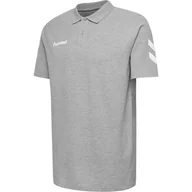 Koszulki sportowe męskie - Polo Hummel hmlGO cotton - miniaturka - grafika 1