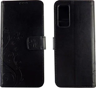 Samsung Galaxy S20 FE etui na telefon komórkowy etui ochronne etui z klapką etui na kartę czarny - Etui i futerały do telefonów - miniaturka - grafika 1