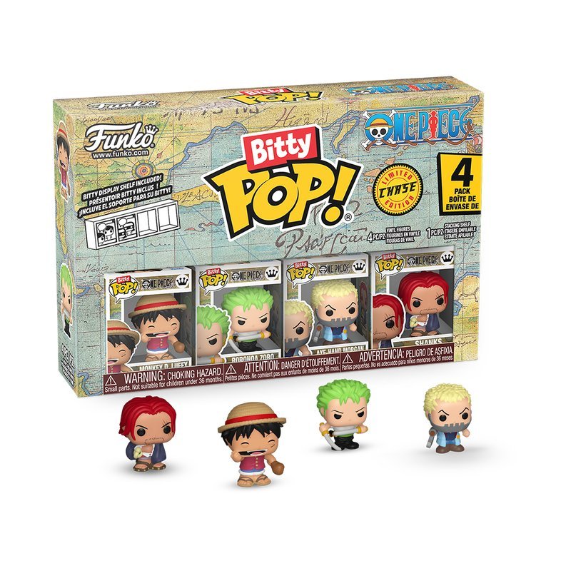 Bitty Pop: One Piece- Luffy 4Pk