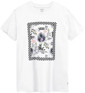 Koszulki dla dziewczynek - Vans BORDER FLORAL white t-shirt dziecięcy - M - grafika 1