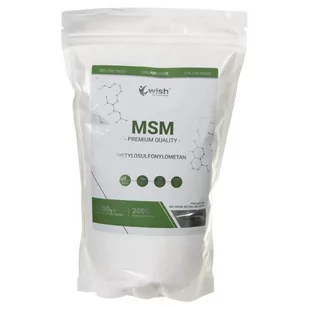 Wish Pharmaceutical Wish MSM Siarka Organiczna  - 1 kg - Witaminy i minerały - miniaturka - grafika 1