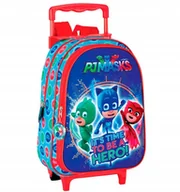 Plecaki szkolne i tornistry - PLECAK SZKOLNY NA KÓŁKACH PIDŻAMERSI PJ MASK - miniaturka - grafika 1