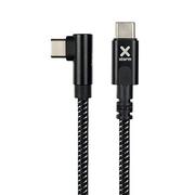 Kable komputerowe i do monitorów - Xtorm Kabel USB-C PD 1,5m 90 stopni, czarny - miniaturka - grafika 1