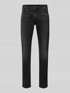 Spodnie męskie - Jeansy o kroju tapered fit z mieszanki bawełny model ‘SPIKE’ - miniaturka - grafika 1