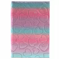 Szkolne artykuły papiernicze - ZESZYT Z SERCAMI MIĘKKA OKŁADKA OZDOBNY NOTES A5 PREZENT RÓŻNE KOLORY - miniaturka - grafika 1