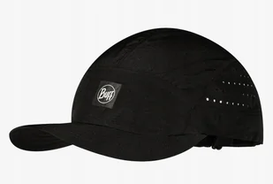 Czapka z daszkiem BUFF SPEED CAP BU133547/999/20 SOLID BLACK S/M - Czapki i chusty sportowe męskie - miniaturka - grafika 1