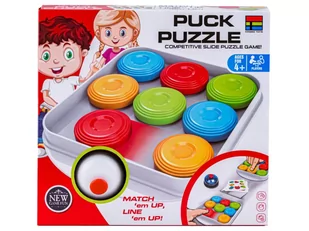 Gra Logiczna SZYBKIE KRĄŻKI Puck Puzzle Karty, Dzwonek, Zręcznościowa - Łamigłówki - miniaturka - grafika 1