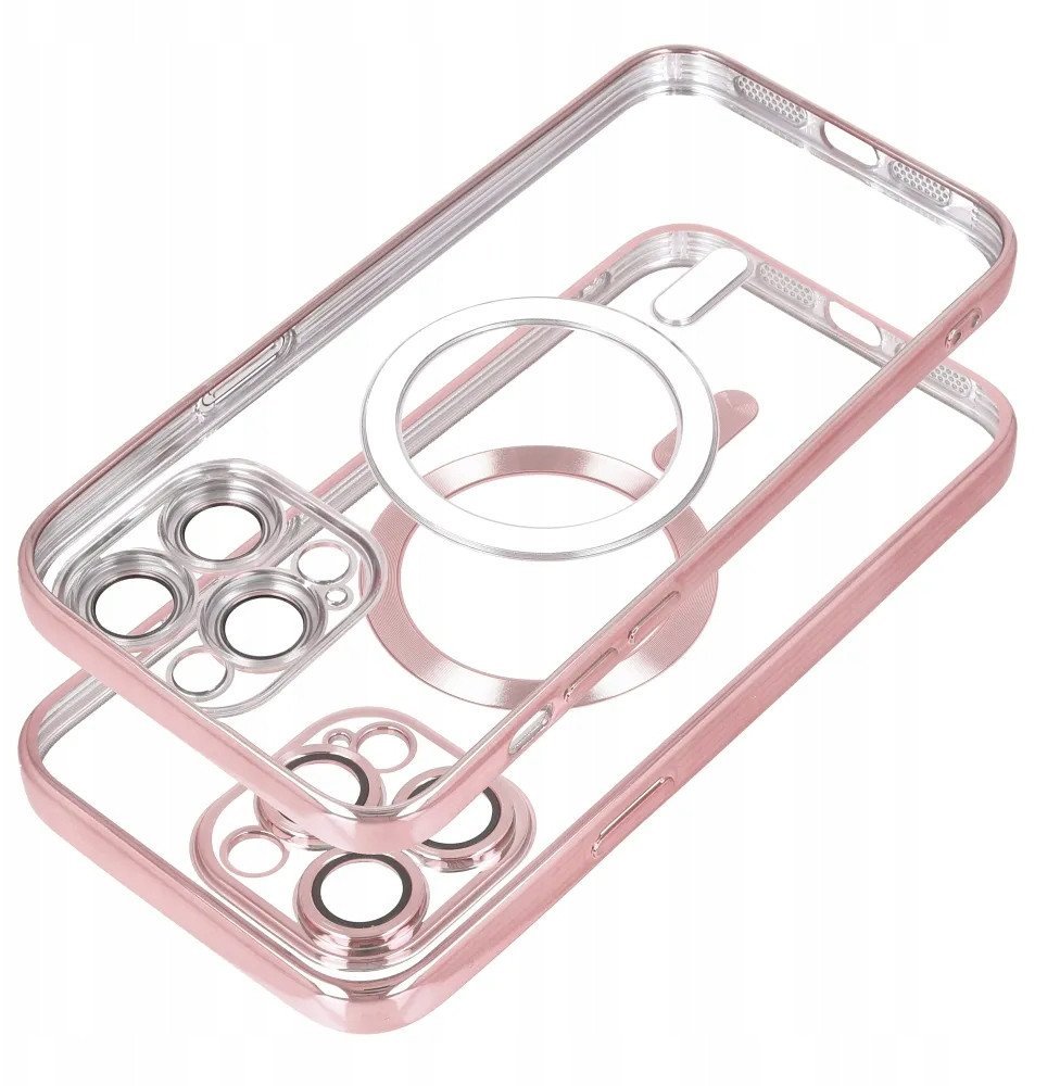 Futerał ELECTRO MAG COVER kompatybilny z MagSafe do IPHONE 16 Pro Max różowy