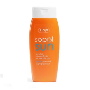 Ziaja Sopot Sun emulsja do opalania wodoodporna SPF6+ 150ml - Balsamy i kremy do opalania - miniaturka - grafika 1