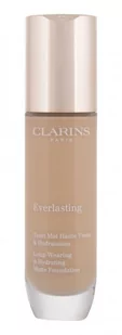 Clarins Everlasting Long-Wearing 101W Linen Nawilżający podkład matujący 30ml - Podkłady do twarzy - miniaturka - grafika 1