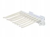 Wieszaki do szafy - Atm Symphony Wieszak wysuwany na spodnie boczny biały do szafy garderoby - miniaturka - grafika 1