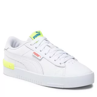 Sneakersy damskie - Puma Sneakersy Jada Jr 381990 11 White/Yellow Alert/Blue/Red - grafika 1