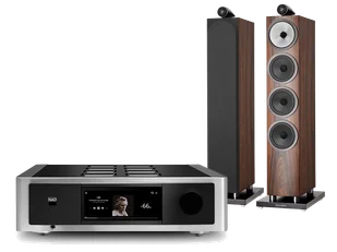 NAD M33 (czarny) + 702 S3 (mokka) - Zestawy stereo - miniaturka - grafika 1