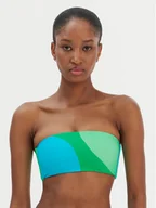 Stroje kąpielowe - Seafolly Góra od bikini Sorrento 31534-277 Zielony - miniaturka - grafika 1