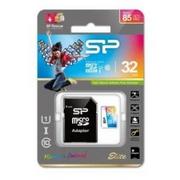 Karty pamięci - Silicon Power MicroSD UHS-1 32GB CL10 + adapter (SP032GBSTHBU1V20SP) - miniaturka - grafika 1