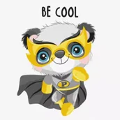 Malowanie po numerach - Ideyka Malowanie po numerach - Stroma panda 30x30cm - miniaturka - grafika 1