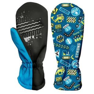 Zimowe łapawice dla dzieci WAMU Bagr Rozmiar rękawiczek: 4 / Kolor: niebieski - Rękawice narciarskie Zimowe łapawice dla dzieci WAMU Bagr Rozmiar rękawiczek: 4 / Kolor: niebieski - Rękawice narciarskie - miniaturka - grafika 1