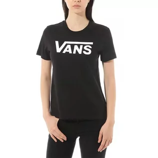 Koszulki i topy damskie - Koszulka Vans T-Shirt Flying V Crew Tee VN0A3UP4BLK1 - czarna - grafika 1