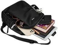 Plecaki - David Jones Zgrabny plecak damski z frontowymi kieszeniami  David Jones - miniaturka - grafika 1