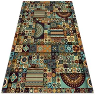 Dywany - Modny winylowy dywan Mieszanina kafelek 120x180 cm - miniaturka - grafika 1