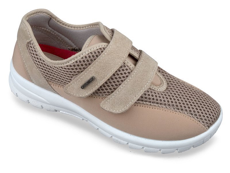 Buty damskie sportowe ortopedyczne na haluksy elastyczne OrtoMed 4009-39