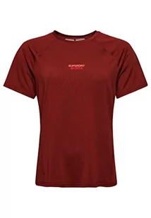 Superdry Core Active tee Koszula damska, Fired Brick Brown, 34 - Koszule damskie - miniaturka - grafika 1
