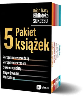 Pakiet: Zarządzanie sprzedażą / Zarządzanie czasem / Sukces osobisty / Negocjowanie / Marketing - Rozwój osobisty Pakiet: Zarządzanie sprzedażą / Zarządzanie czasem / Sukces osobisty / Negocjowanie / Marketing - Rozwój osobisty - miniaturka - grafika 1