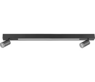 Lampy sufitowe - LED Plafon PARIS LED/24W/230V + 2xGU10/10W czarny - miniaturka - grafika 1