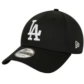 Czapki męskie - New Era MLB 9FORTY Los Angeles Dodgers World Series Patch Cap 60422518, Mężczyzna, Czapka z daszkiem, Czarny - miniaturka - grafika 1
