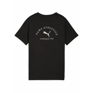 Młodzieżowa koszulka PUMA Class z grafiką PUMA Black - Odzież sportowa dziecięca - miniaturka - grafika 1