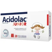 Układ pokarmowy - Acidolac Junior o smaku truskawkowym x20 misio-tabletek - miniaturka - grafika 1