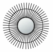 Lustra - Lustro wiszące BIRMA Ø70cm czarne - miniaturka - grafika 1