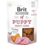 Przysmaki dla psów - Brit Brit Meaty Jerky Snack Krążki z indyka dla szczeniąt - Meaty coins for puppies 80g 111762 - miniaturka - grafika 1