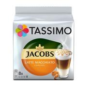 Kawa w kapsułkach i saszetkach - Kapsułki Tassimo Jacobs Latte Macchiato Caramel 8 szt. - miniaturka - grafika 1